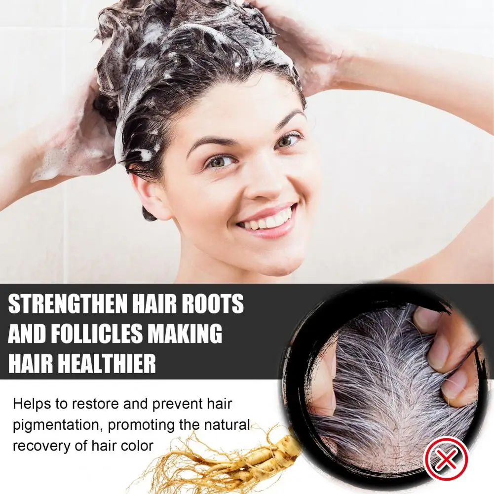 

Hair Follicle Protection Shampoo Natural Gray Hair Reverse Bar Non-irritating Soap for Healthy Scalp Circulation Promotes Hair