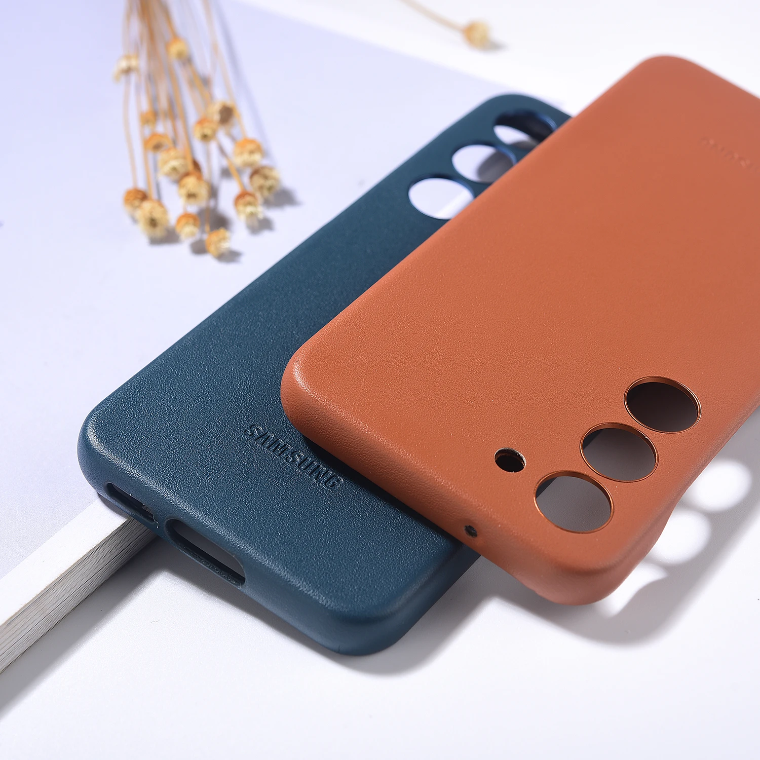 Elegant Leather Phone Case - Full Protective Shockproof Back Cover with Box