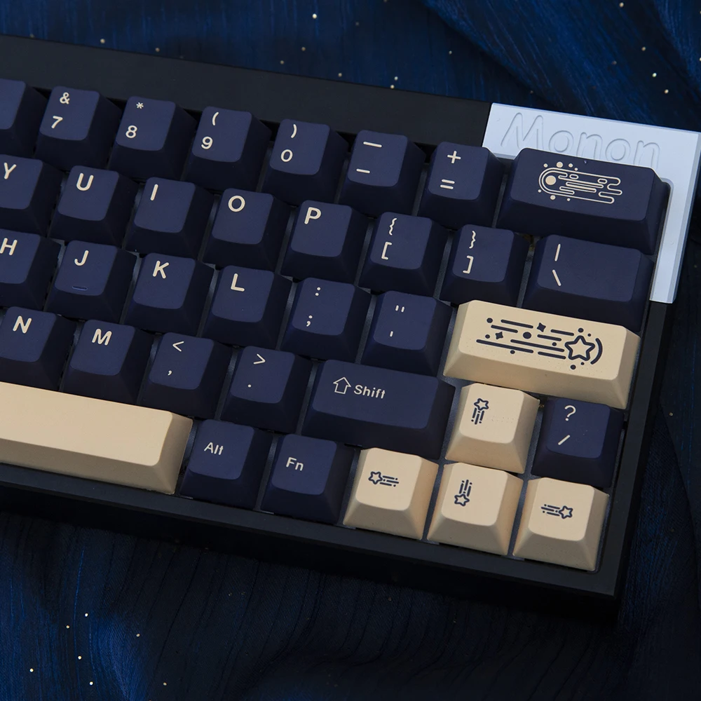 Kbdiy Pbt Gmk Stargaze Perfil Personalizado 124 Teclas Keycap Cereja Caps para Interruptor mx Teclado Gaming Mecânico Gh60 64 68 84 87 104 - Imagem 6