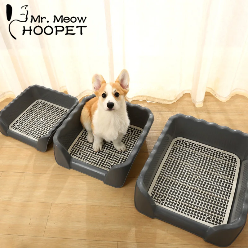 Hoopet Toilet Indoor Dogs Litter Boxes Dog Training Toilet Washable Litter Boxes for Puppy Training Cleaning Tools Pet Supplies