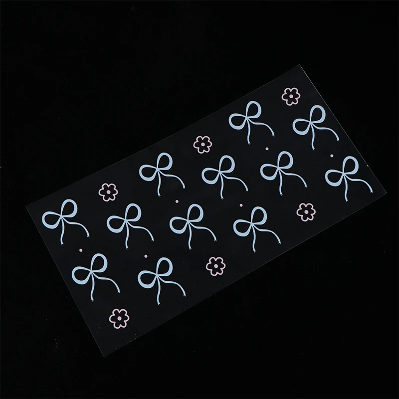 3D UV Transfers Stickers 16oz Cup Wraps Cartoon Bowknot Printed Crystal Stickers For DIY Glass Ceramic Metal Leather Etc. D16552