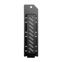 PS5 Slim SSD Heatsink Dust Cover with Enhanced Heat Dissipation and Breathable Metal Design (Black)