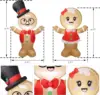 Christmas Inflatable Decoration Valentine's Day Inflatable Couple Bear 5FT Blow up Welcome Gingerbread Man Couple Outdoor Decor 2