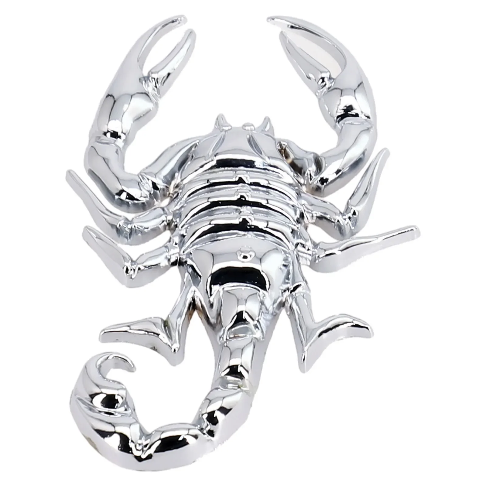 9.5x5.5 cm Argento 3D Metallo Auto Coda Tronco Corpo Scorpione Animale Decalcomanie Adesivo Decorativo Accessori Per Interni Auto  34