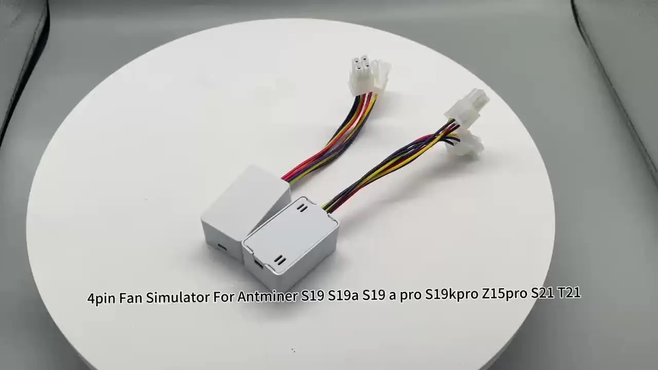 2 In 1 Square 4Pin Fan Simulator Emulator For Antminer S19 S19apro S19kpro  Z15pro T21 KS5 KS5pro S19jxp Cooling Fan Spoofer - AliExpress  4ピンPWM可変周波数ファンシミュレーターエミュレーター4個。すべてのAntminer Minerに適合します。