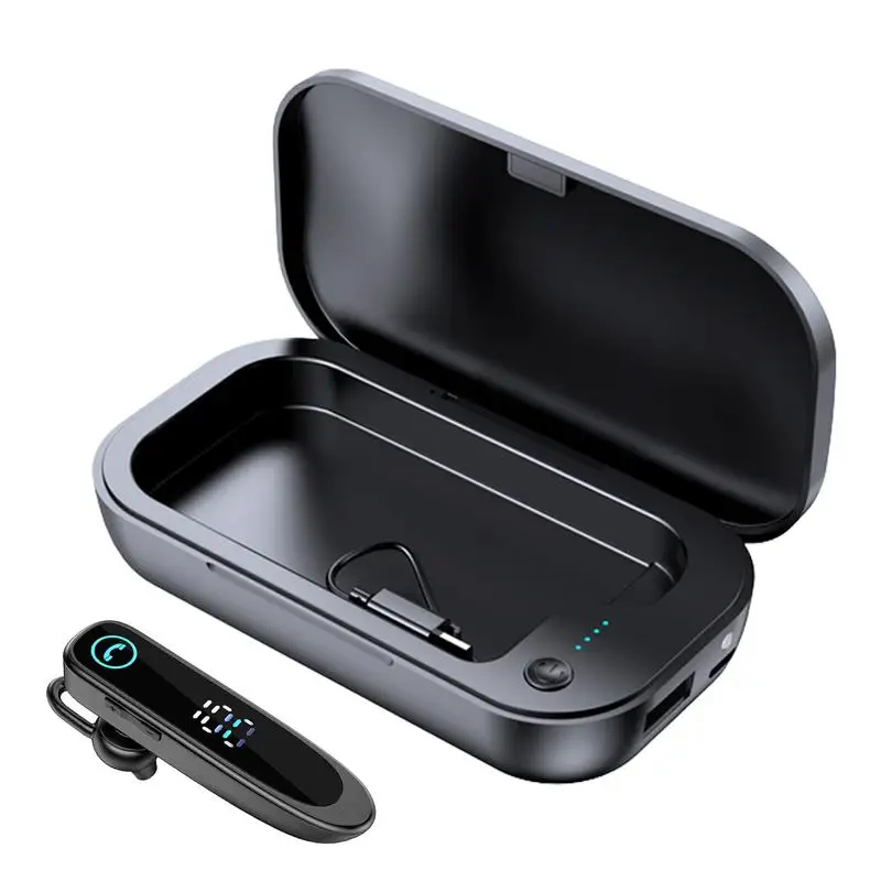 Накладные наушники-вкладыши, ультратонкая моногарнитура, беспроводные наушники с цифровым дисплеем, наушники-вкладыши с низкой задержкой