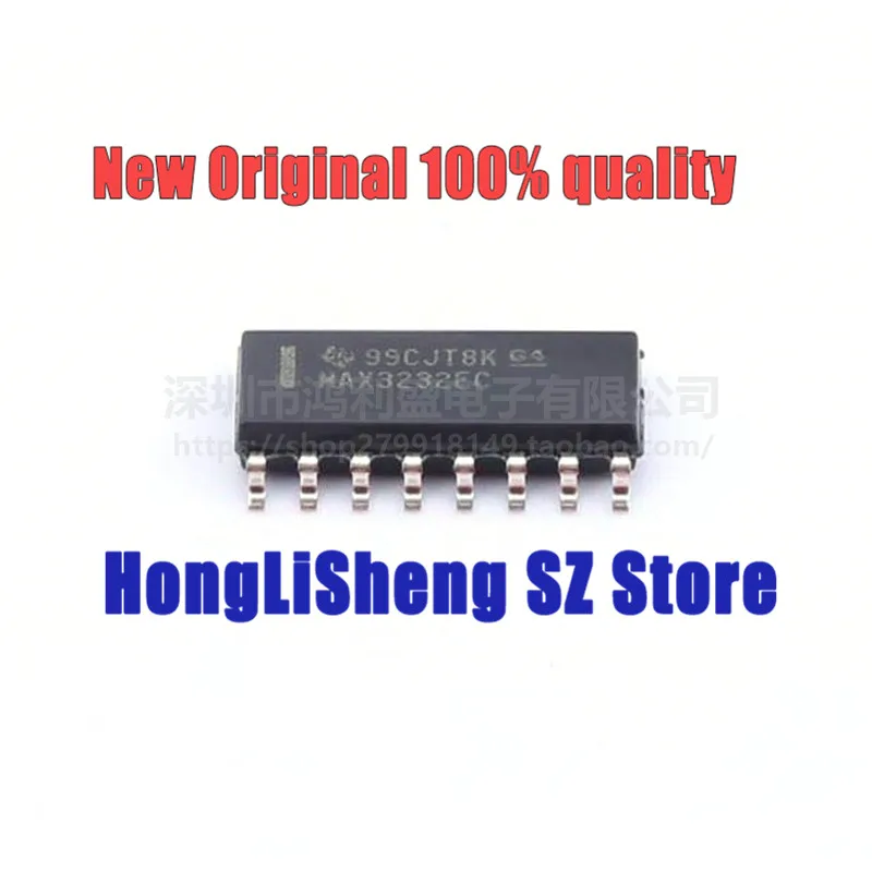 

10pcs/lot MAX3232ECDR MAX3232EC MAX3232 SOP16 Chipset 100% New&Original In Stock