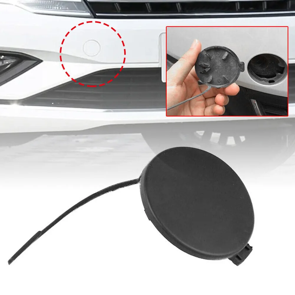 

1Pcs Car Front Bumper Tow Hook Eye Cover Cap For Jetta MK6 2011-2014 5C6807241 Replacement Part Tow Eye Covers Accessories
