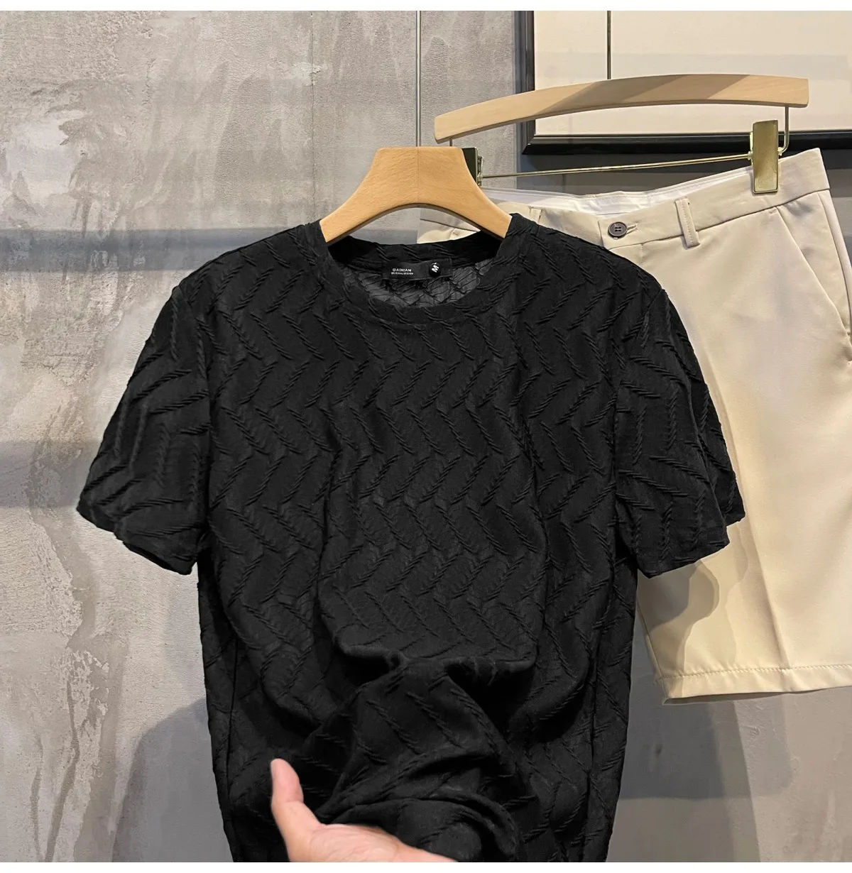 Pullovers Round Neck Straight T-Shirts Loose Simplicity Solid Fashion  Casual Short Sleeve Spring Summer Thin Men's Clothing 2023 - AliExpress