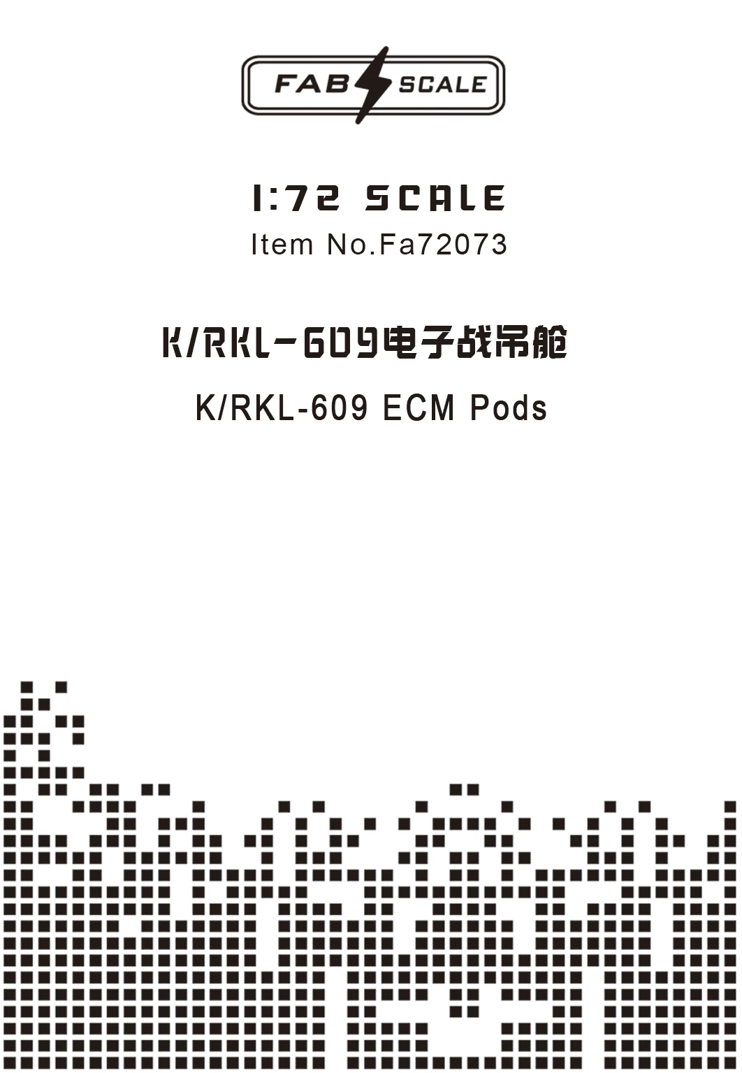 

FAB FA72073 1/72 Scale K/RKL-609 ECM Pods