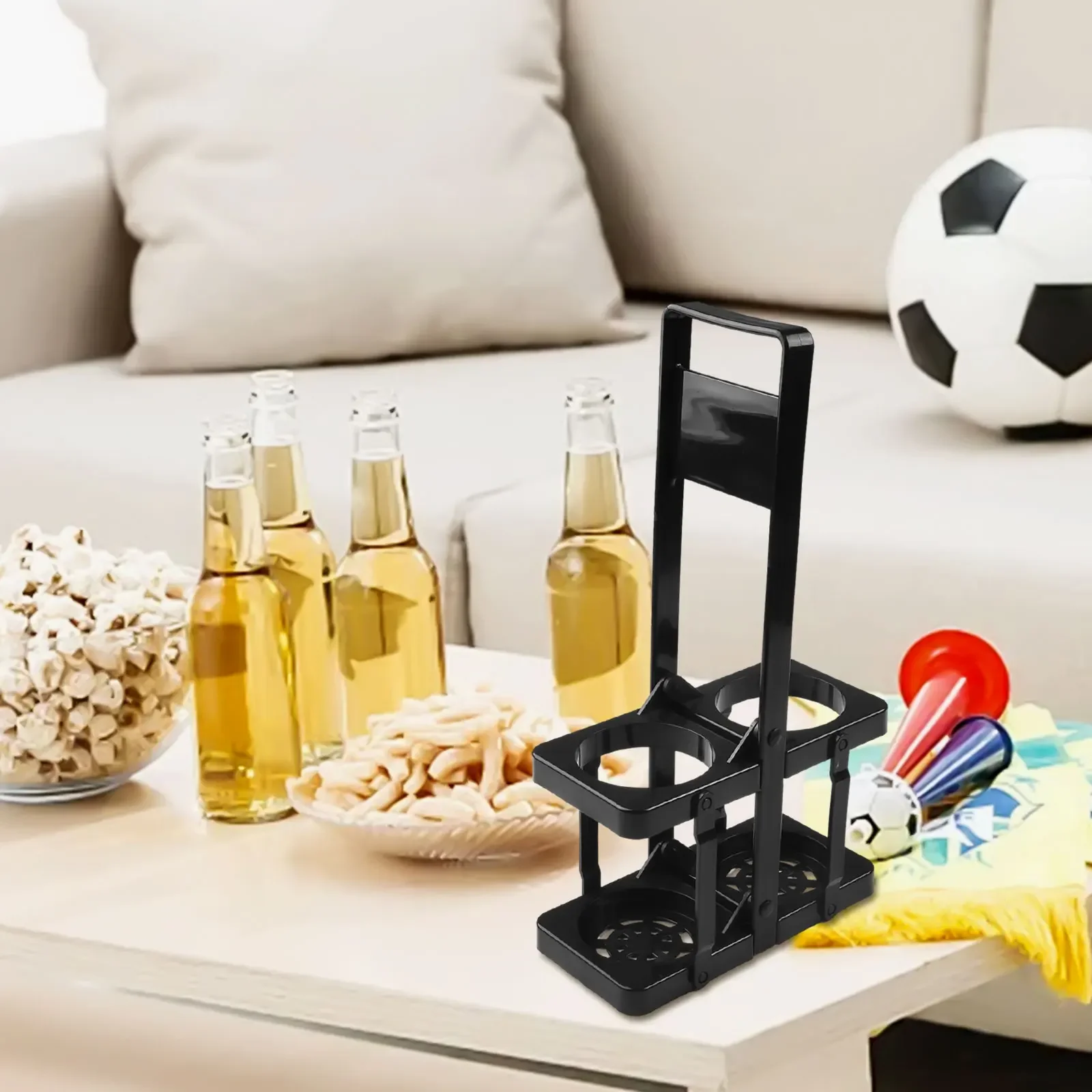 Beer Bottle Basket Basket Easy Storage Enhanced Portability Practical Design Sleek Design Sturdy Construction Home