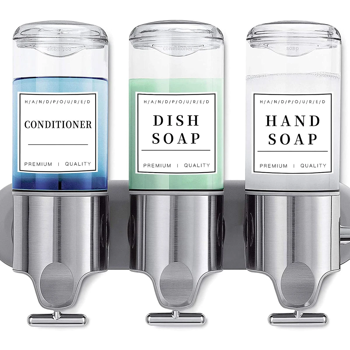 Soap Dispenser Bathroom Labels Sticker Set 12 Pcs Soap Dispenser Waterproof Labels Bathroom Jar Storage Label Shower Shampoo Lotion Conditioner Bottle Stickers