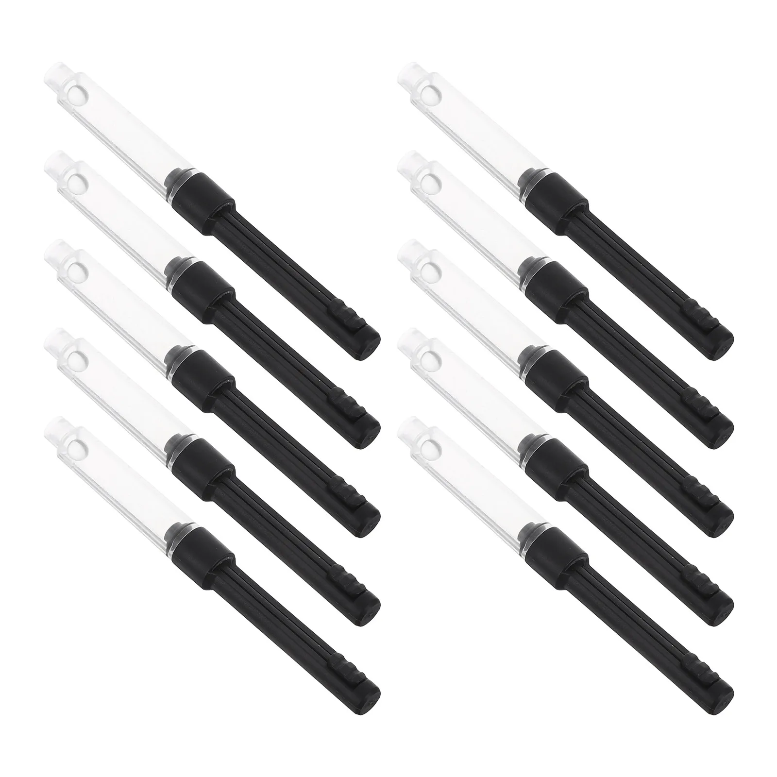 10Pcs 만년필 잉크 변환기 대부분의 만년필과 호환되는 쓰기용 펜 잉크 리필용 범용 리필 가능 도구