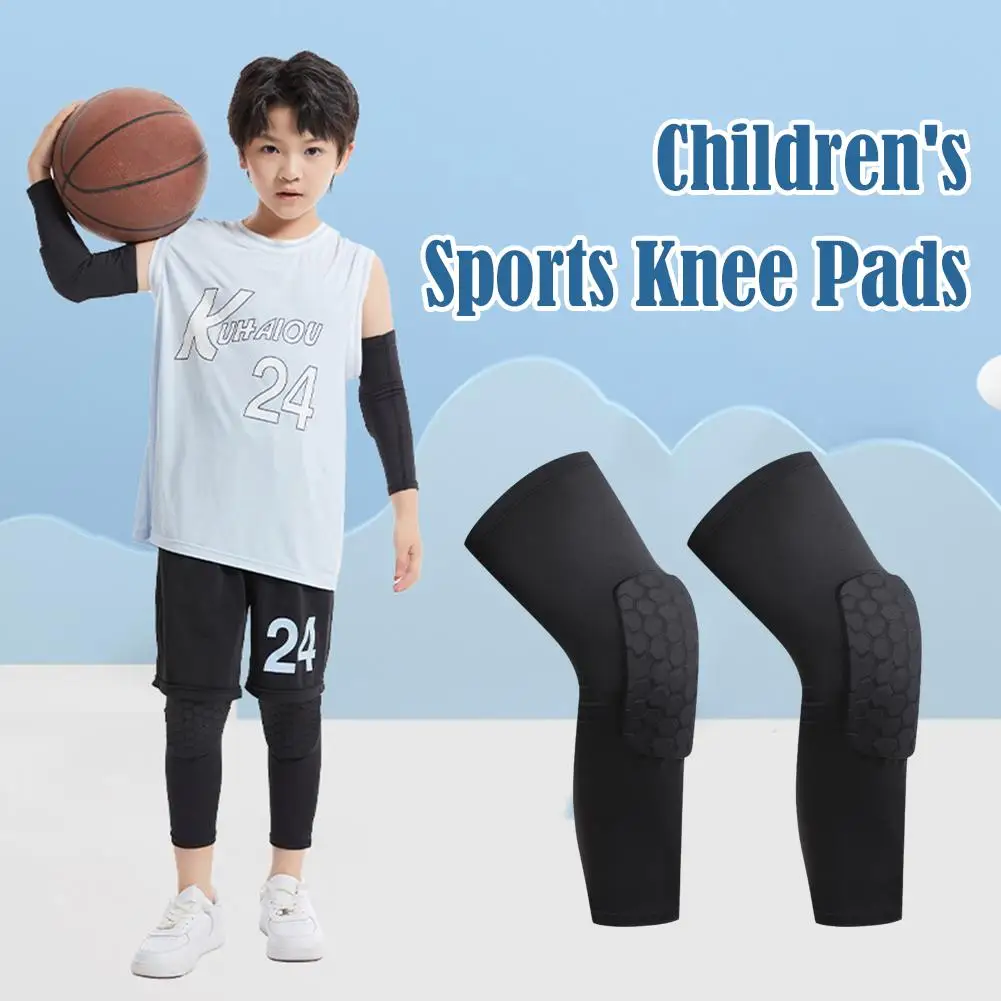 Kids Knee Pad Knee Support for Volleyball Basketball Gym Training Soccer