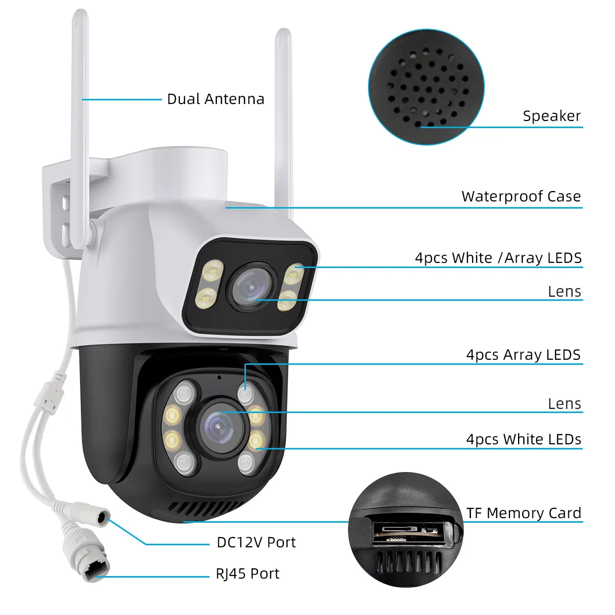 SOVMIKU 8MP 4K Smart PTZ WIFI Surveillance Camera Dual Lens Screen Outdoor Night Vision Auto Track IP Camera Security Protection 8 Seea2bf2094ae40dba4a1890674f17ebeA SOVMIKU 8MP 4K Smart PTZ WIFI Surveillance Camera Dual Lens Screen Outdoor Night Vision Auto Track IP Camera Security Protection