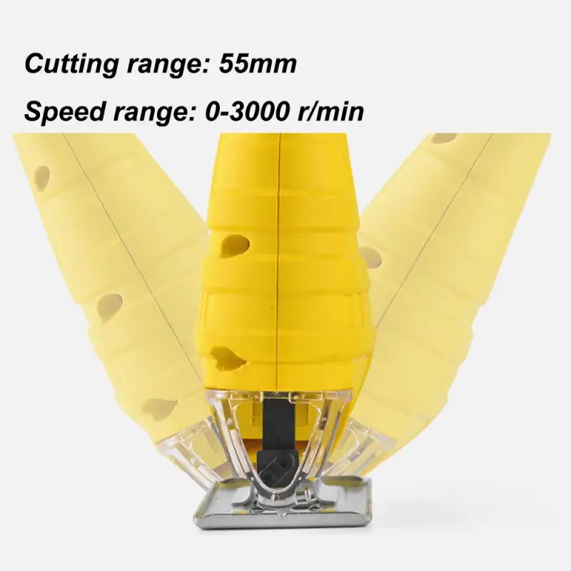 Electric Jig Saw Blade 6 Speed Adjustable Scroll Saw Woodworking Laser Power Tool Household Reciprocating Saw Woodworking Tools 3