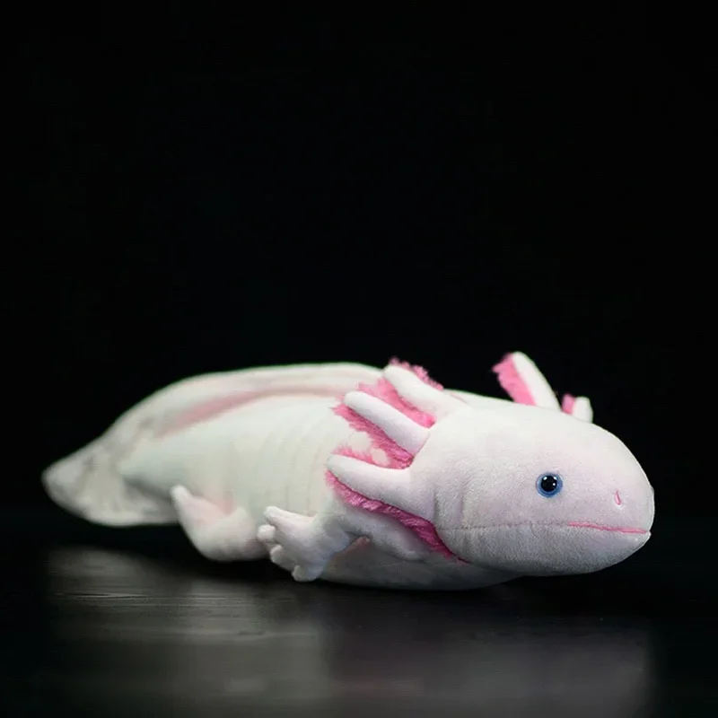 Soft Lifelike Axolotl Plush Toy Realistic Cute  Ambystoma Mexicanum Stuffed Animal Toys Gifts For Adults Kids