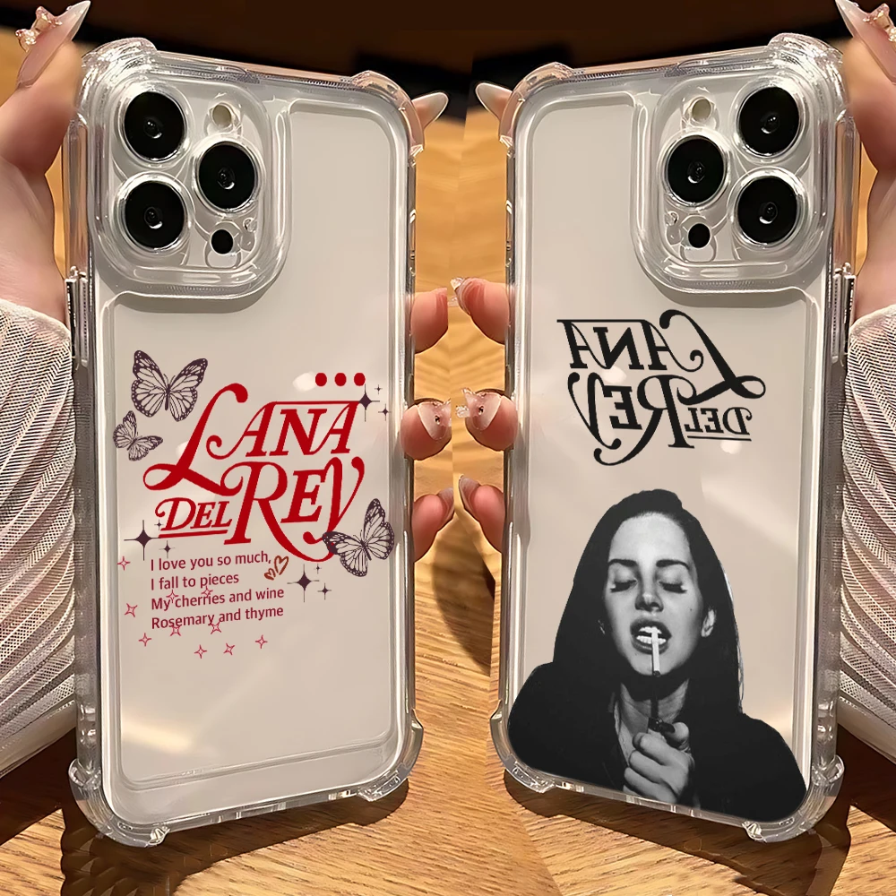 Lana Del Rey Anti-Fall Clear Phone Case