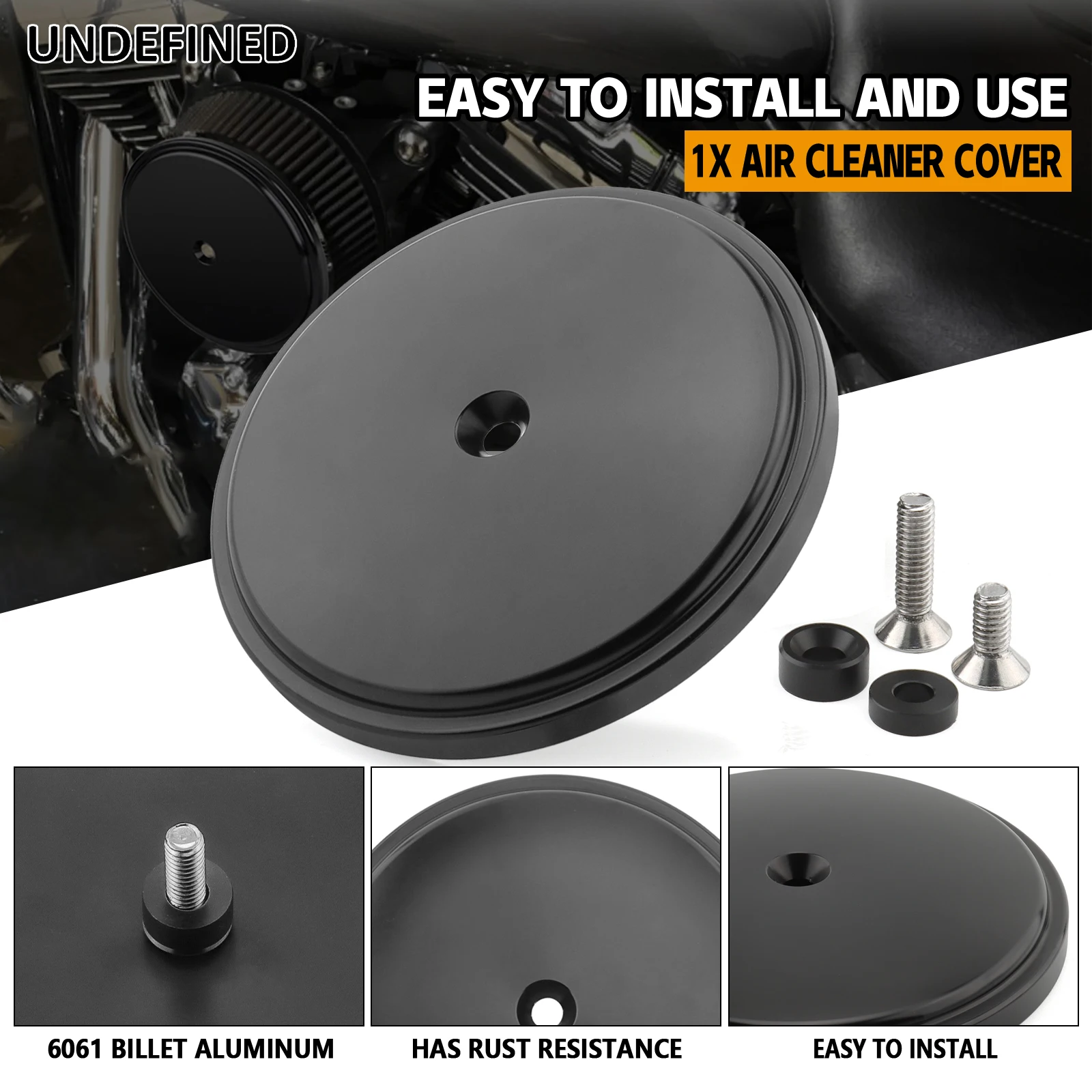 Billet 90° Forward-Facing Air Cleaner Kit For Harley Softail Touring Dyna – Aluminum-518274