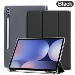 Ultra Slim Tablet Cover with Pen Holder and Auto Sleep/Wake (Black)
