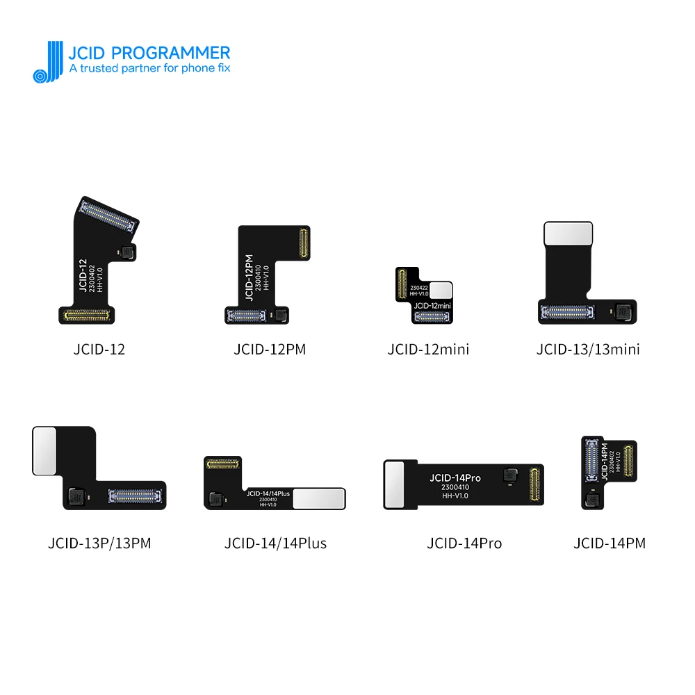 JC Tag on Rear Camera Repair FPC Flex Cable for iPhone 12-14PM Pop-up Window Problem Repair FPC Cable Non Removal Free Soldering