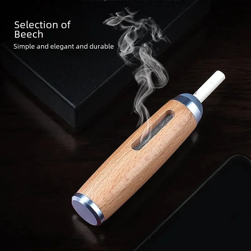 Car Interior Smoking Holder Non-slip Multi-functional Car Vent Cigarette Holder Anti-splash Cotton Wood cigarettes ashtray