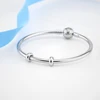 2pcs 925 Silver Spacer Beads Silicone Stoppers 4 Colors Silver Bead Rubber Stoppers DIY Necklace Bracelet Jewelry Making Beads 2