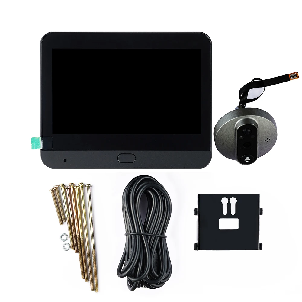 Description Picture 3 of itemWifi Electronic Cat Eye Peephole 4.3 Inch Color Screen Graffiti Visual Camera Night Vision 1080P 2.4G Smart Home Outdoor Camera