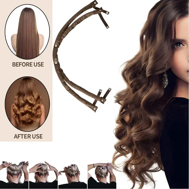 Heatless Hair Curlers No Heat Hair Rollers Soft Curling Rod