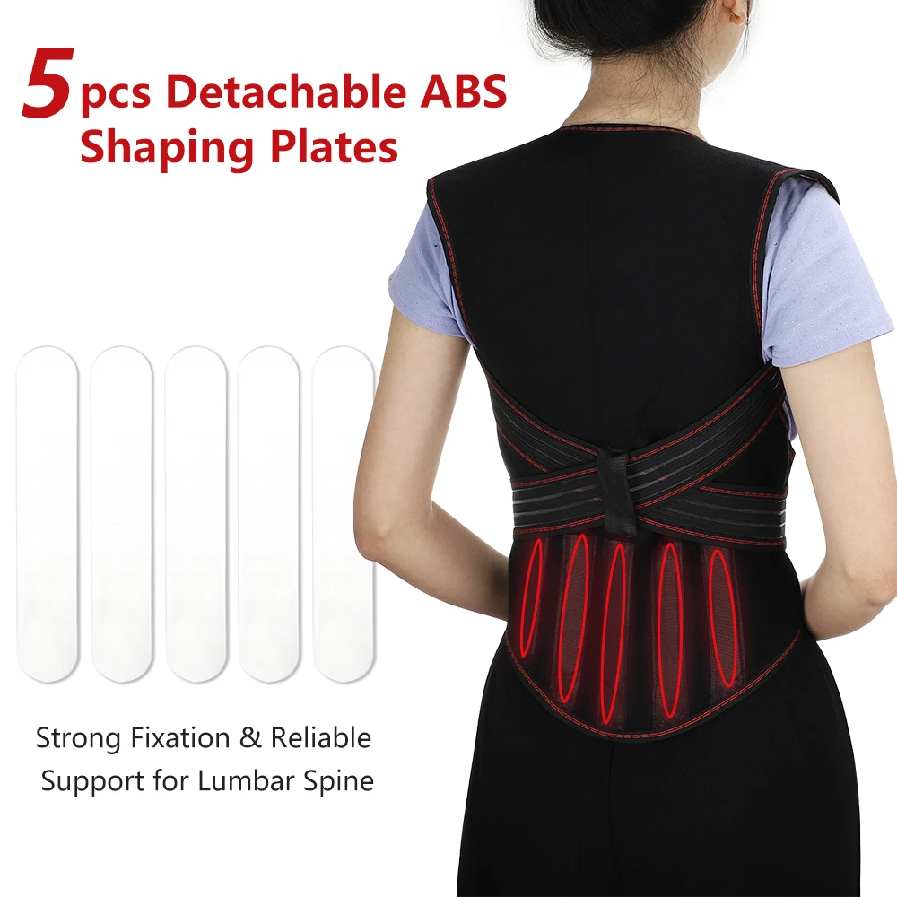 Tourmaline Magnet Self Heating Back Support Belt