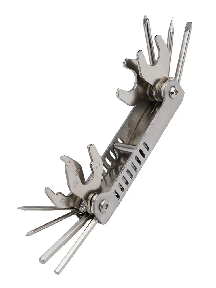 13-in-1 Repair Tool Compact Diving Equipment Exquisite Stainless Steel