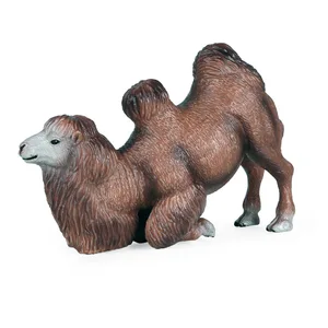 Simulated solid desert Mongolian camel animal model Single and bimodal camel Children's cognitive toy scene decorations