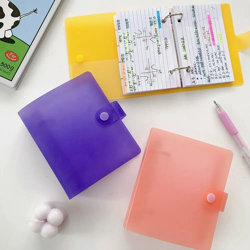 Kreative DIY Lose-blatt Notebook Doppel Loch Macaron Farbe Memo Pads Horizontale Linie Journal Planer Schule Büro – Detail 4