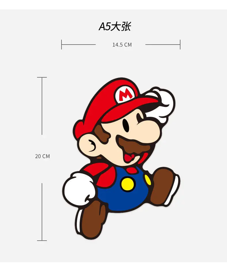 Super Mario Cartoon Color Adesivos, Consola de Jogos, Corpo Inteiro,  Decalques, Controlador Host, PS4, Pro - AliExpress