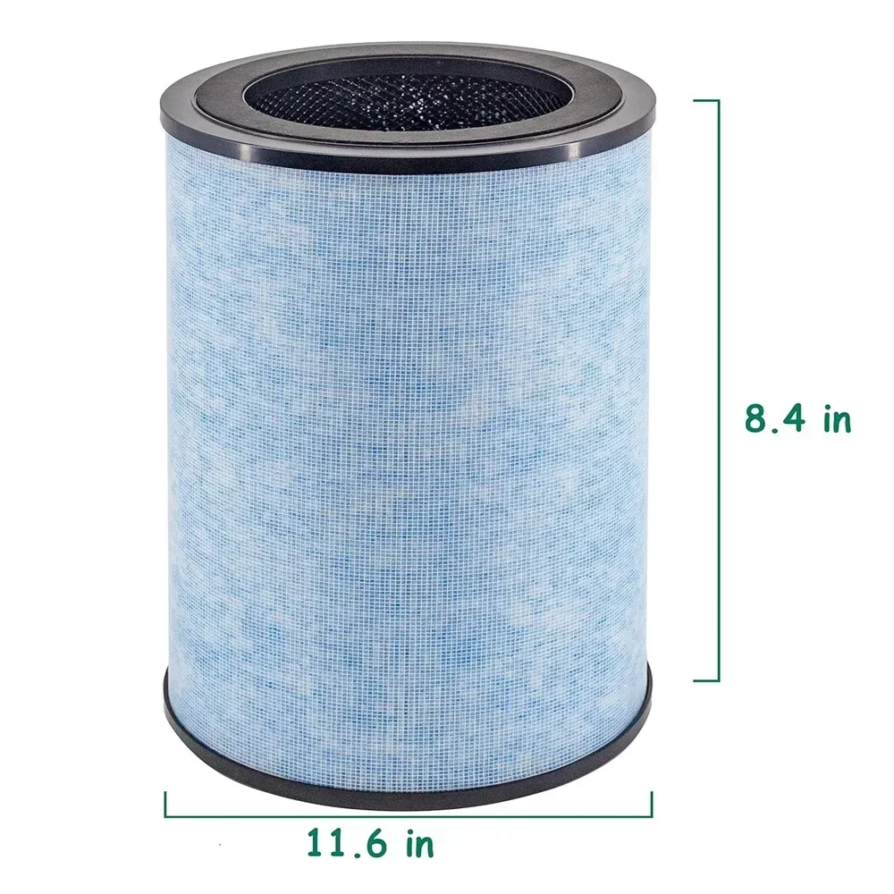 HEPA Filter Air Conditioner Filter Hepa Filter Paper Air Purifier Filter Fresh Air System Filter For Instant AP300 Air Purifi-er F300 4-Stage Filtration with H13 Grade True HEPA Filter and Activated Carbon