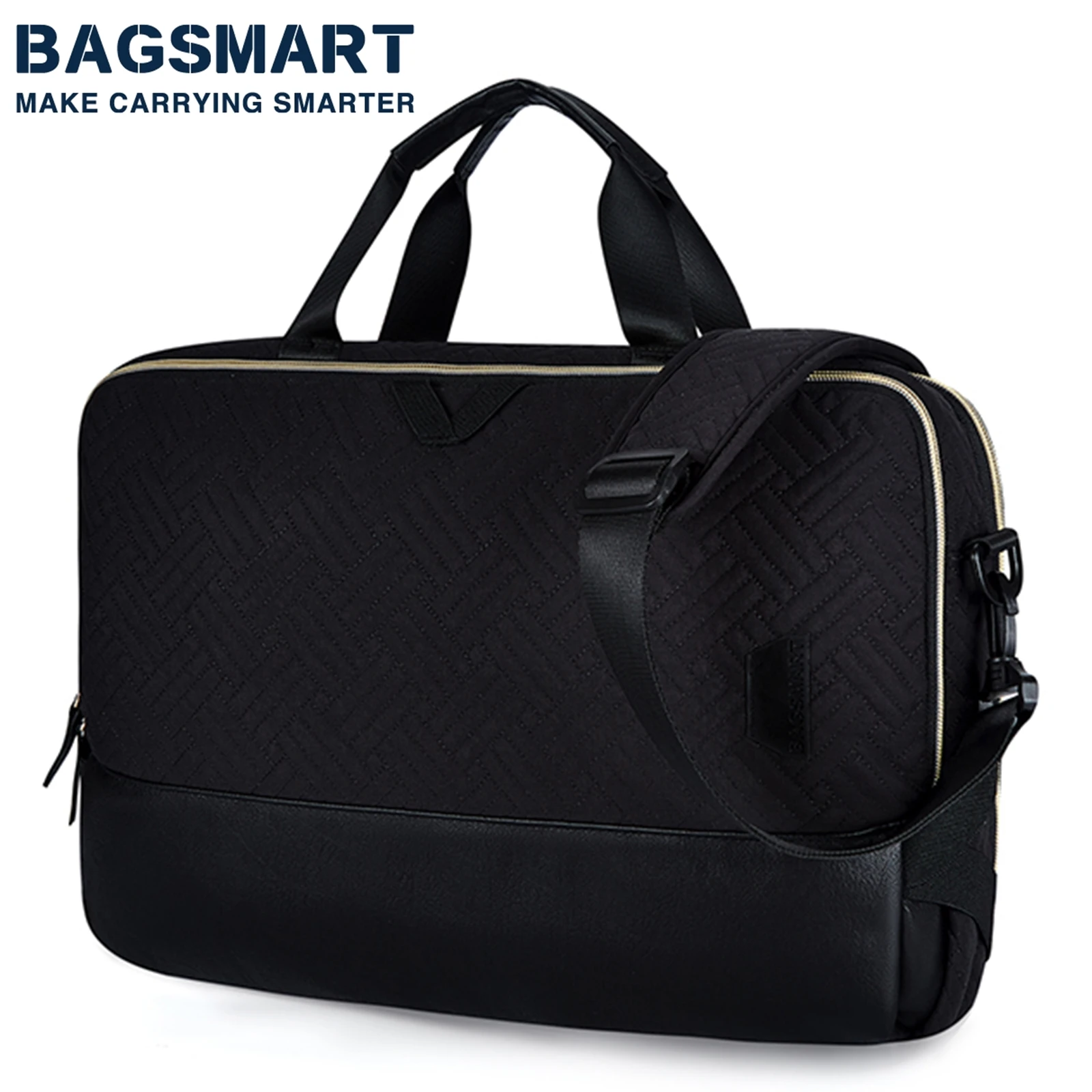 Bolsa do Portátil Bagsmart Expansível Maleta Computador Bolsa para Mulheres dos Homens Bolsa de Ombro Portátil Bolsa de Trabalho Negócios Viagem Escritório Lockable