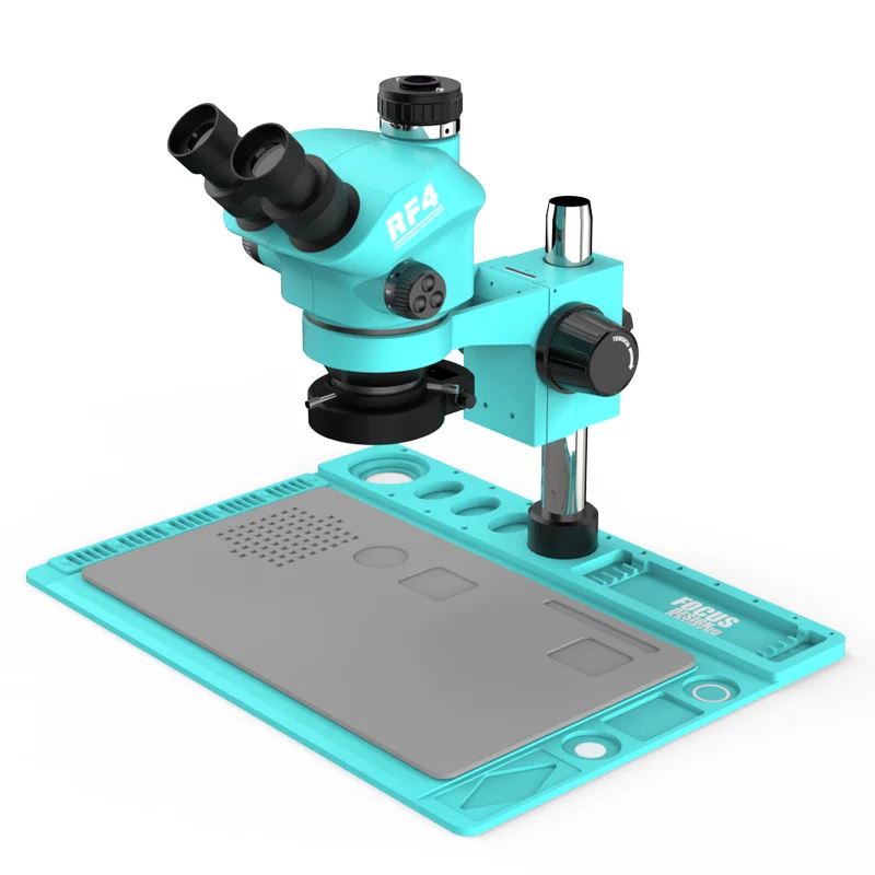 

RF4 RF7050TVD2 7X-50X Synchronous Magnification Maintenance Engineer PBC Repair Microscope with Repair Pad