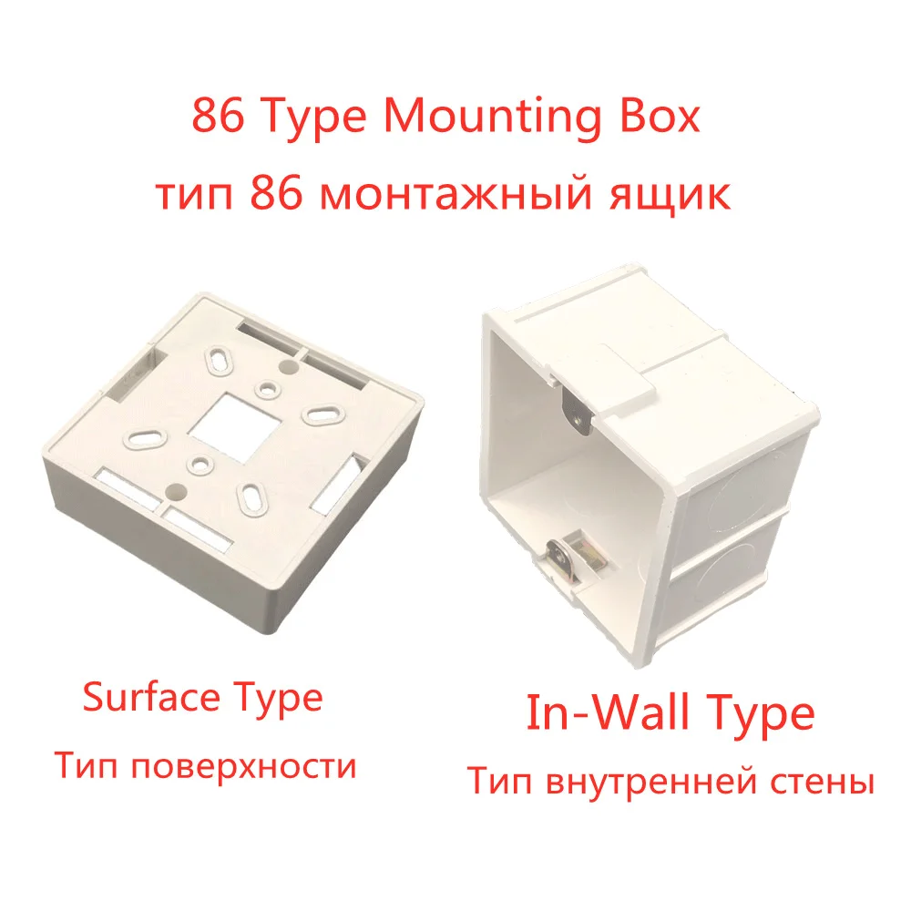 Thermostat Wall Holder Socket Mounting Box  86 Type Mounting Box  Switch Socket Junction Box Internal Mounting Box Type Thermostat Wall Holder Socket Mounting Box  86 Type Mounting Box  Switch Socket Junction Box Internal Mounting Box Type