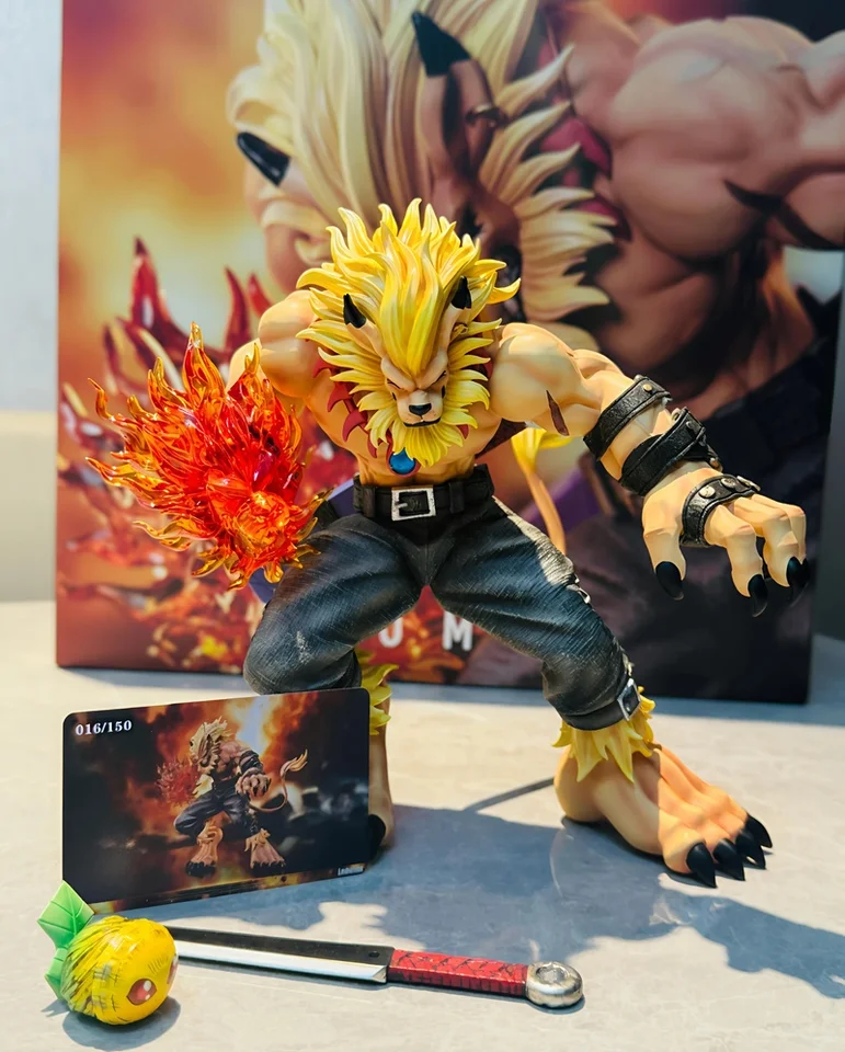 Soar Studio デジモン レオモン 完全に塗装された PVC スタチュー