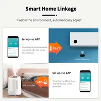 Tuya Zigbee Temperature Humidity Sensor Smart Home Device Compatible Works with Google Home Alexa for Environmental Monitoring - Image 6