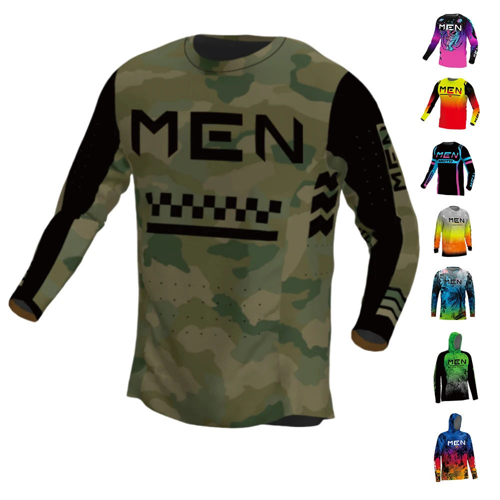 Fiery Ocean Men's Bike Rider T-shirt