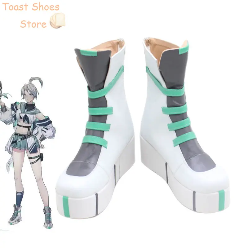 

Jett Cosplay Shoes Game VALORANT Cosplay Props PU Leather Shoes Halloween Carnival Boots Costume Prop