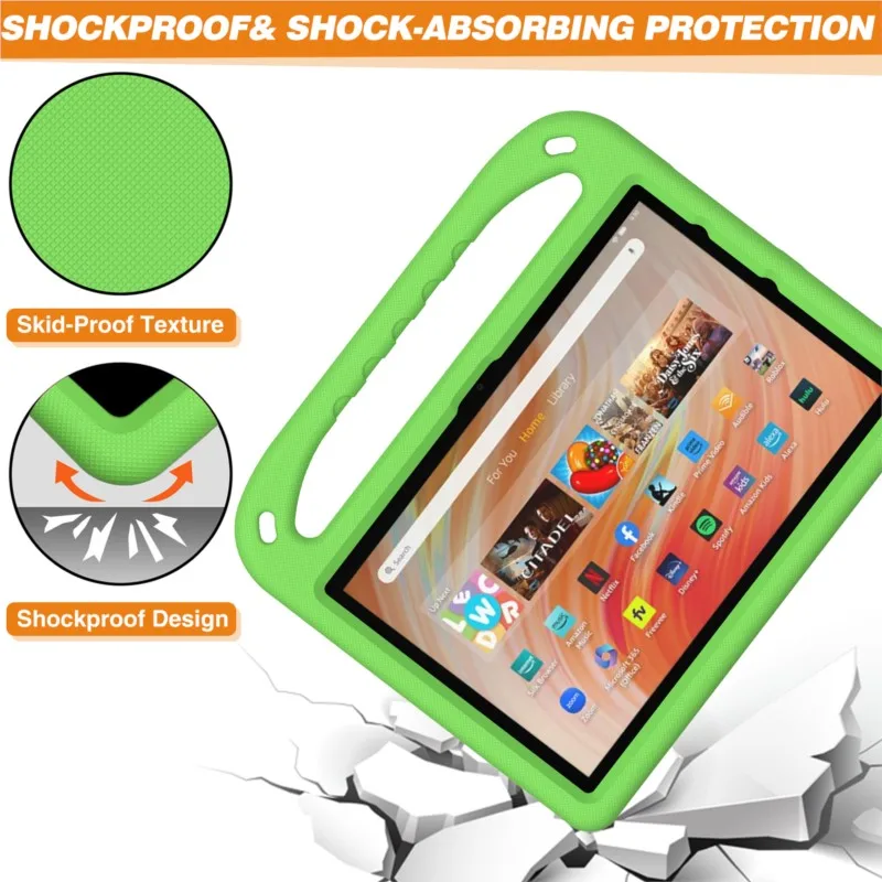 Tablet Case kids EVA Hand Stand Case For Amazon Kindle Fire Max 11 HD8 Plus HD10 HD 10 Plus 10.1 Fire 7