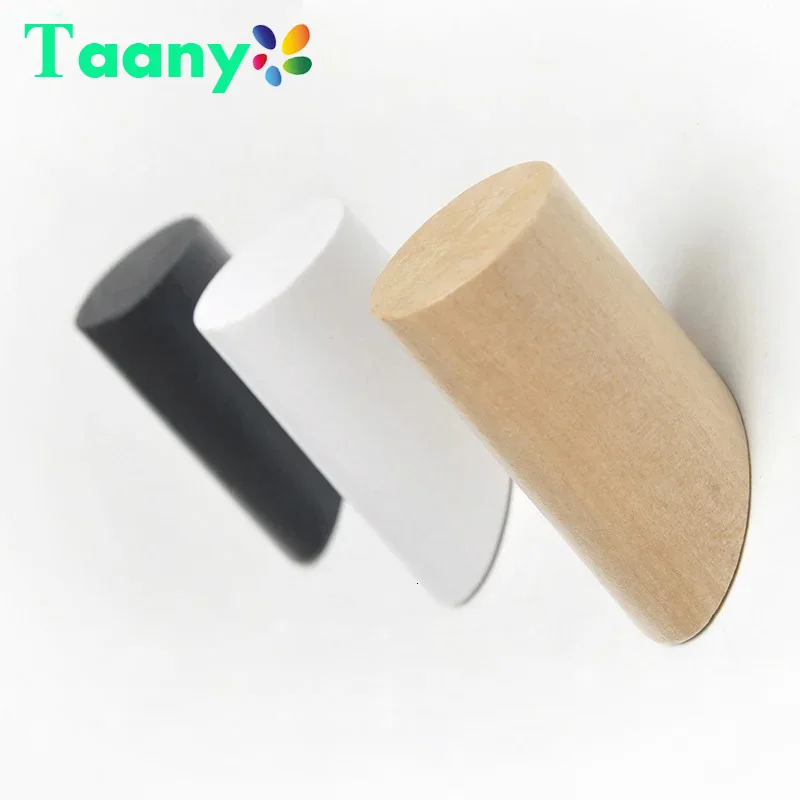 

Creative Solid Wood Hooks Wall Coat Rack Decorative Towel Hooks Scarf Hook Bag Hook Bedroom Hat Hook Natural Formaldehyde Free