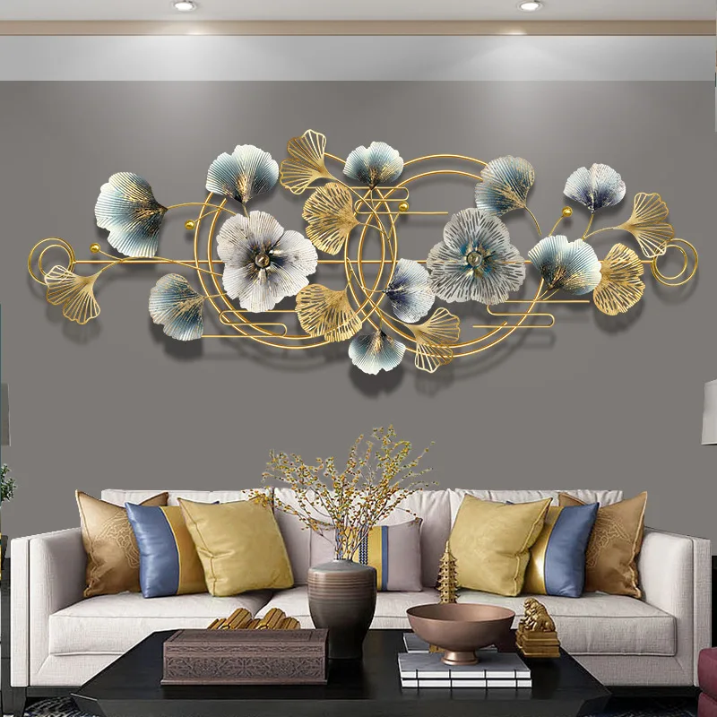 

Living Room Wall Decoration Ginkgo Leaf Ornaments Bedroom Background Wall Decoration Pendant Three-dimensional Wall Decoration