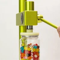 XEOLEO Manual Can Sealing Machine Tea Can Capping Machine 250ml/330ml/400ml/500ml 51mm PET Bottle for Bubble Tea Cans Making 2