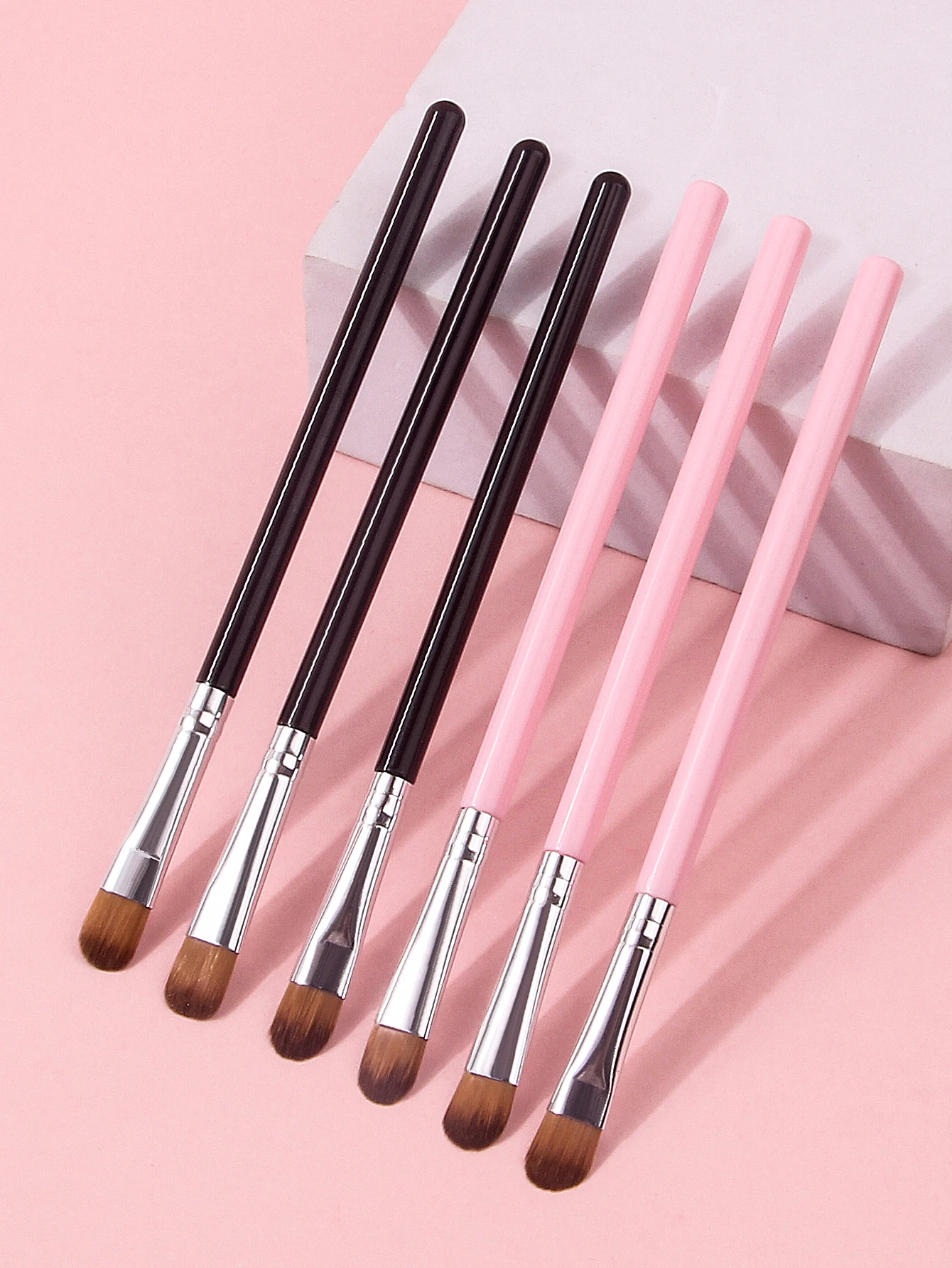 6PCS Multifunctional Eyeshadow Brush Set, Precision Detailing Concealer Blending Shading Brushes for Makeup & Nail Art Tools 3