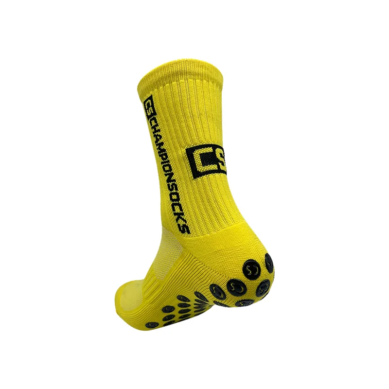 Soccer Socks Six Pairs Professional Training Sports Polyester Breathable Sweat Absorbing Non Slip