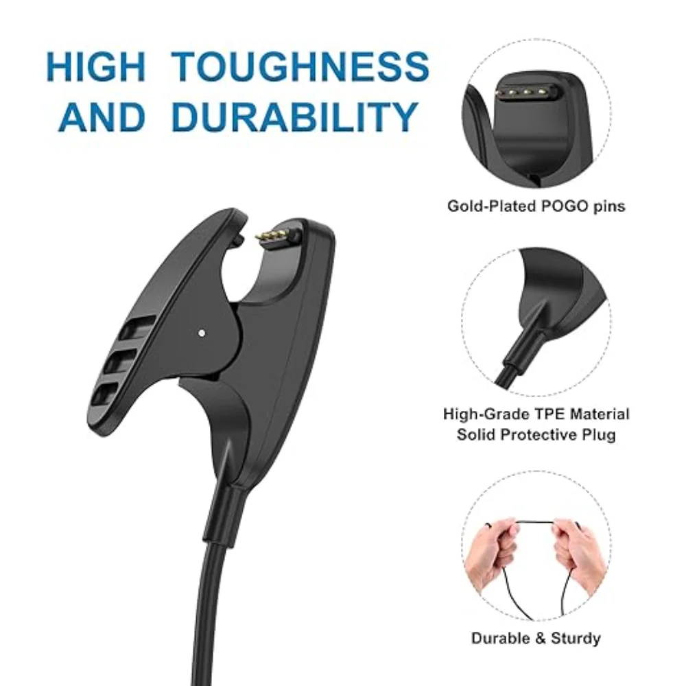 Universal Smart Watch USB Charging Cable - 3.3ft Replacement Charger