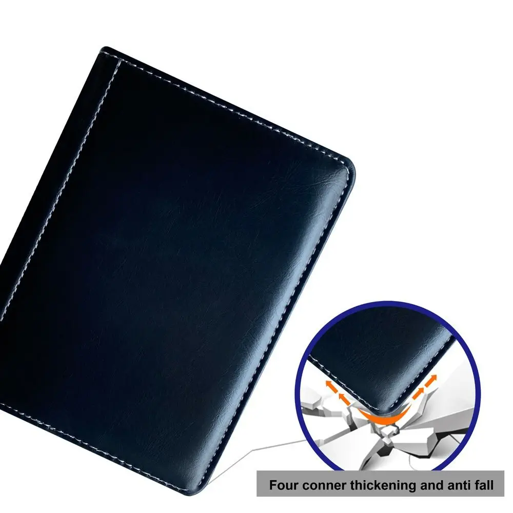Auto Sleep/Wake 6 Inch E-Reader Case Leather Microfiber Lining Protective Shell Anti-scratch for Kindle 7th Generation 2014